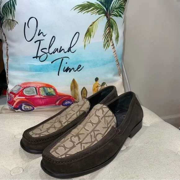 Calvin Klein | Shoes | Calvin Klein Neil Monogram Brown  display picture 1